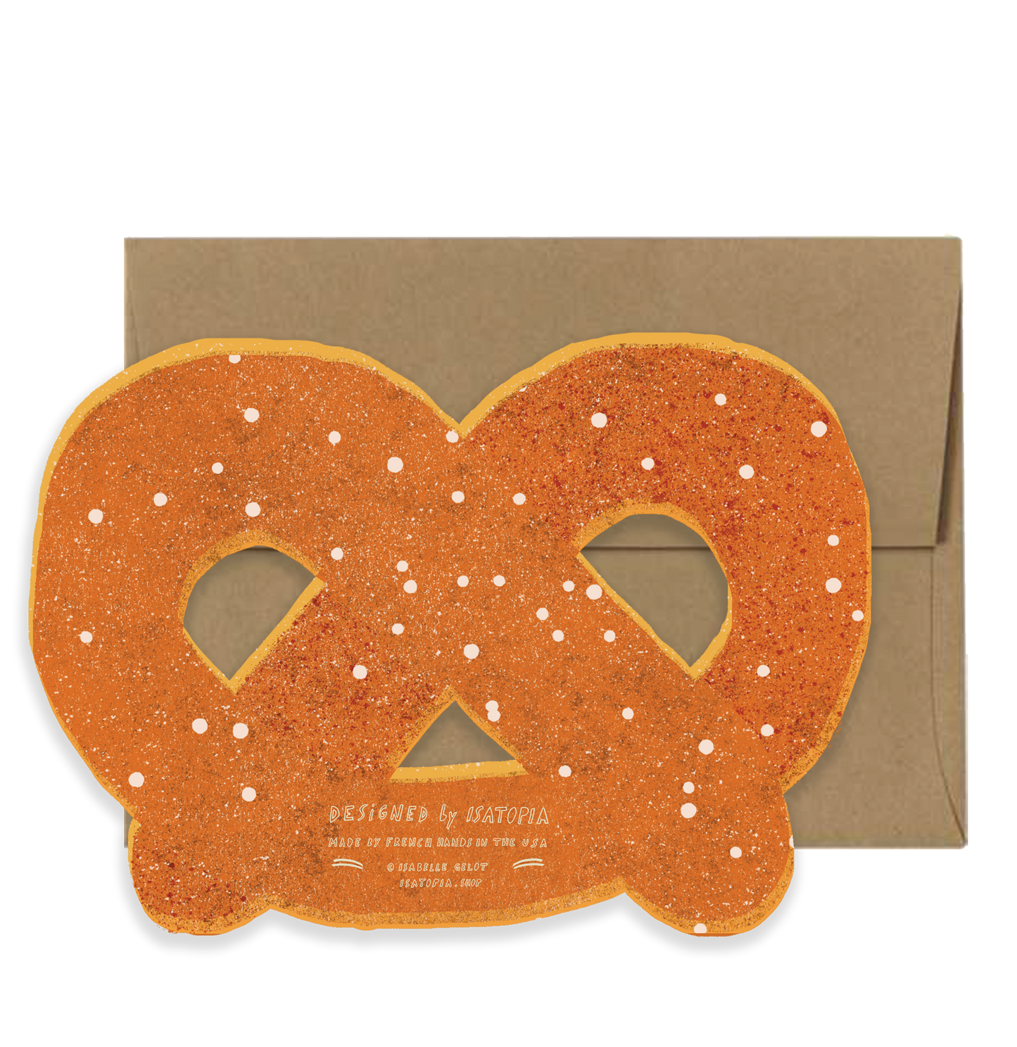 Die-Cut Pretzel Card