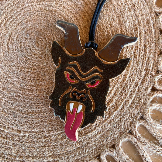 Krampus Handmade Ceramic Ornament