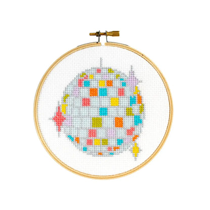 Disco Ball 5" Cross Stitch Kit