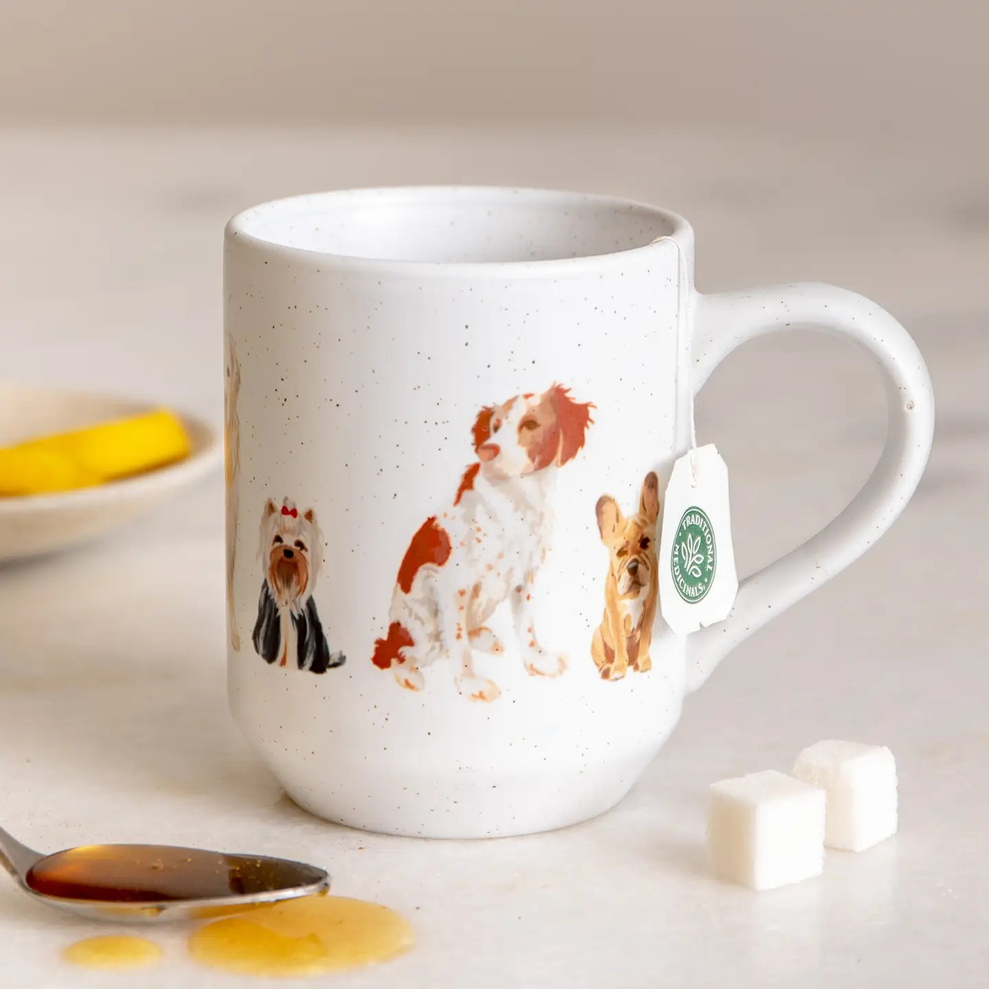 Furry Friends Speckled 14 oz Ceramic Mug