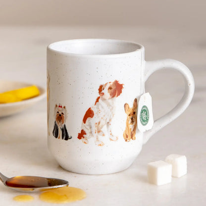 Furry Friends Speckled 14 oz Ceramic Mug