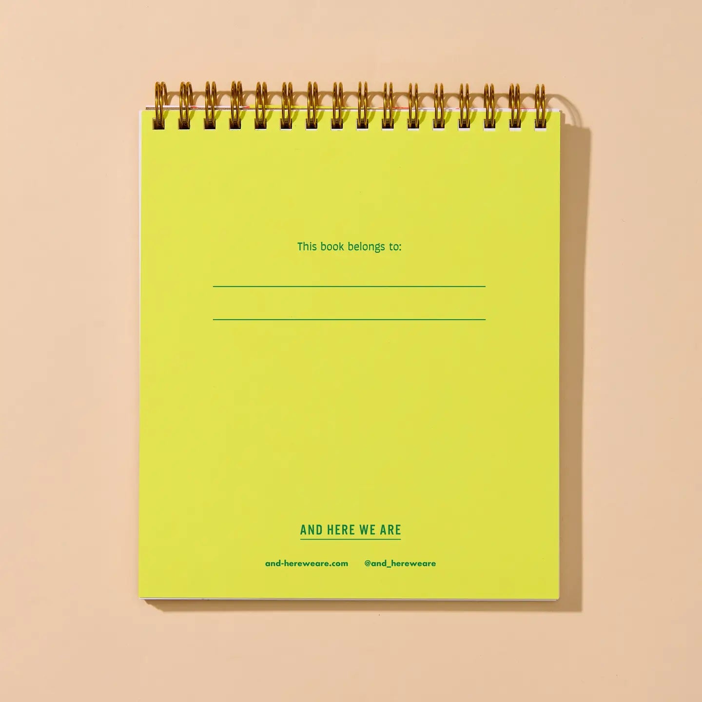 Pretzel Letterpress Spiral Bound Doodle Book