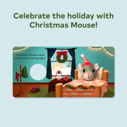 Christmas Mouse Finger Puppet Holiday Kids Book
