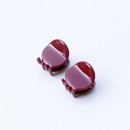 Eco 1" Round Mini Hair Clips (Set of 2)