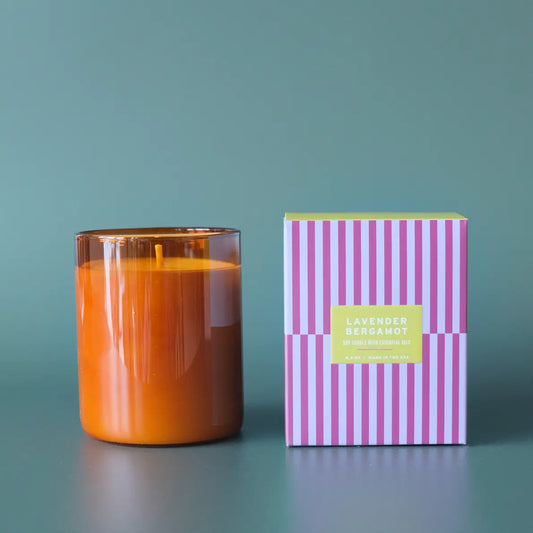 Lavender & Bergamot Essentials 12 oz Soy Wax Candle