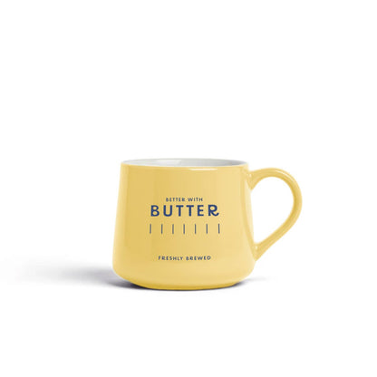 Better With Butter Ceramic Coffee Mug