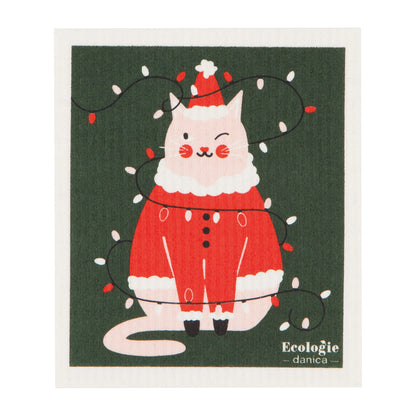 Holiday-Themed Swedish Sponge Dishcloth