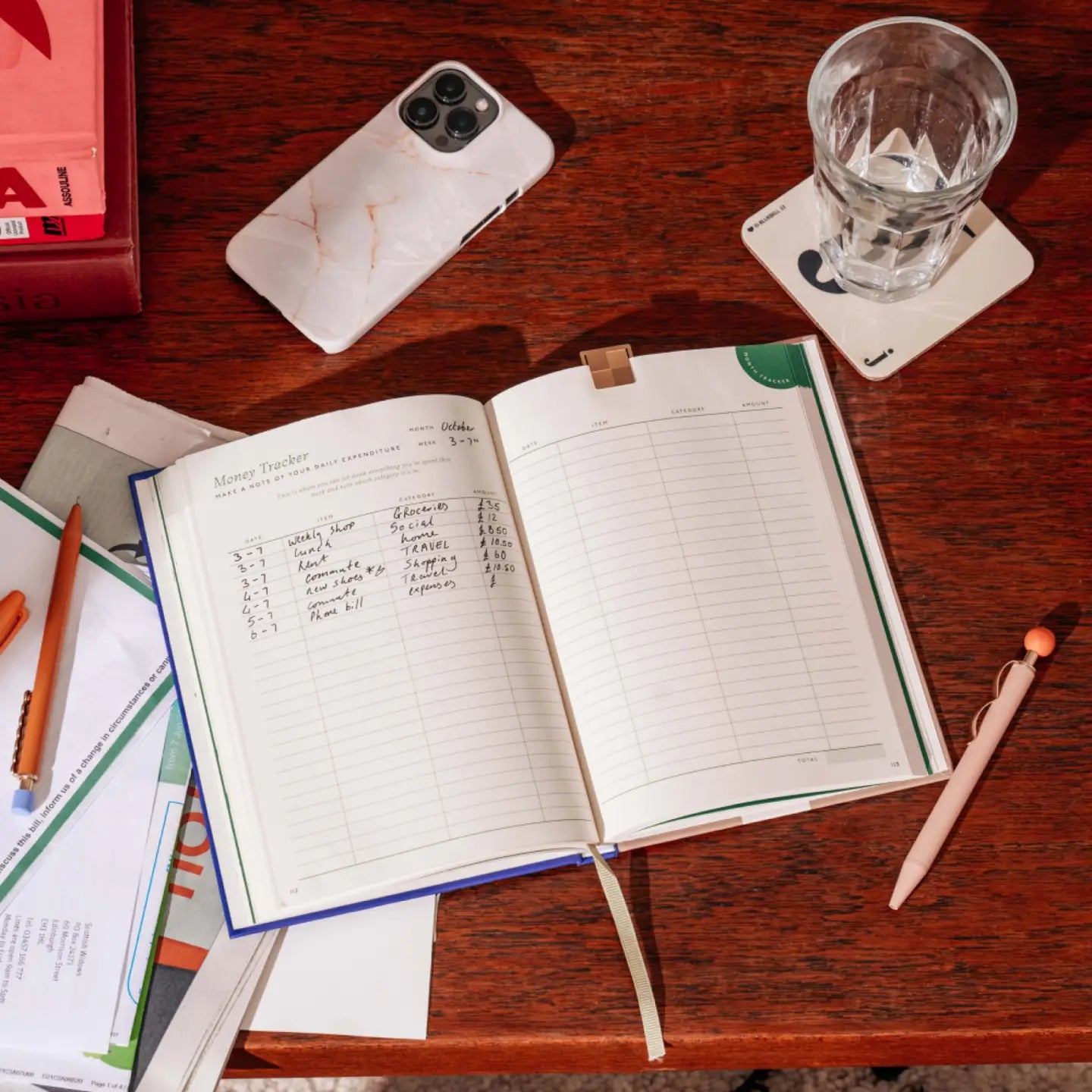 Finance Budgeting Journal & Planner