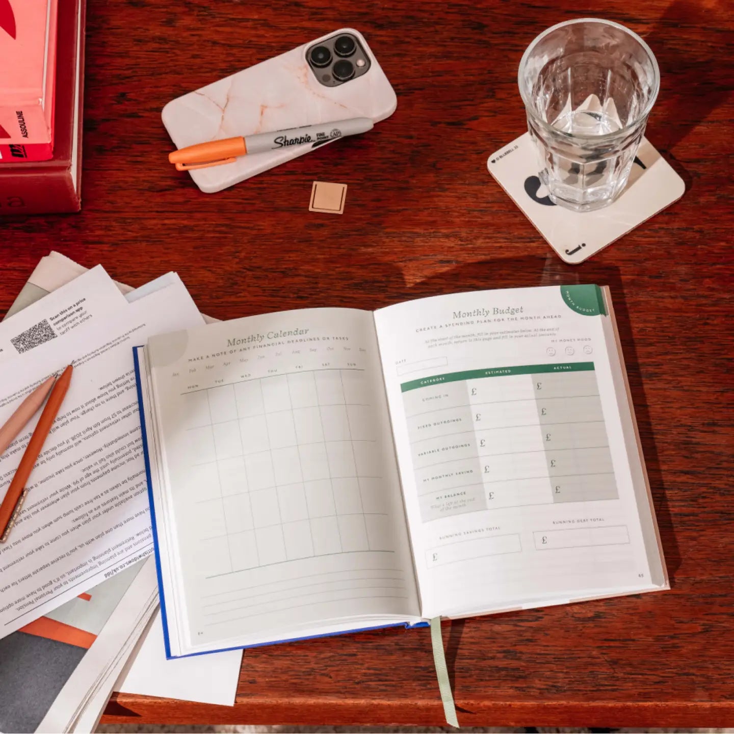 Finance Budgeting Journal & Planner