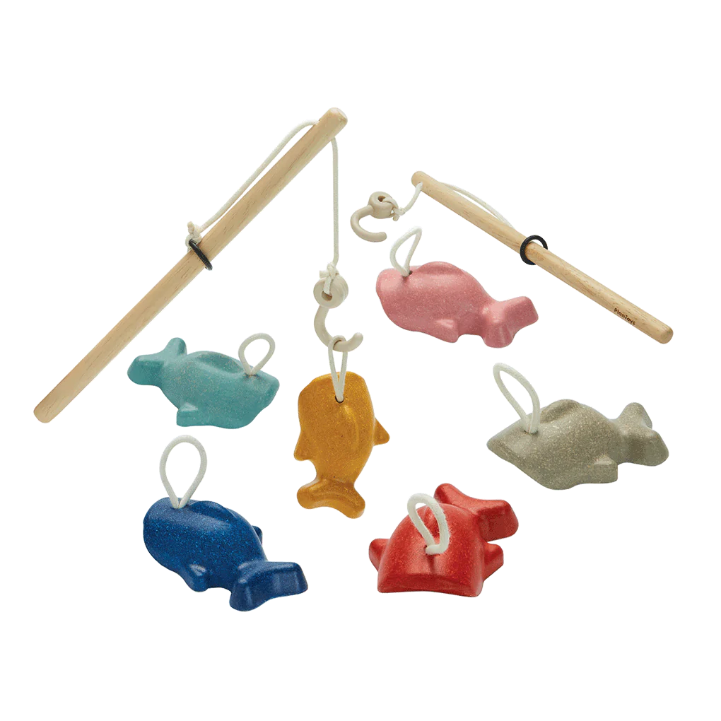 Fishing Game Kids Sustainable Wood Toy Set