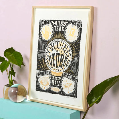 Fortune Teller 13.9" x 19.7" Silkscreen Print