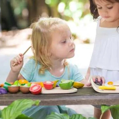Fruits and Vegetables Kids Sustainable Wood Toy Set