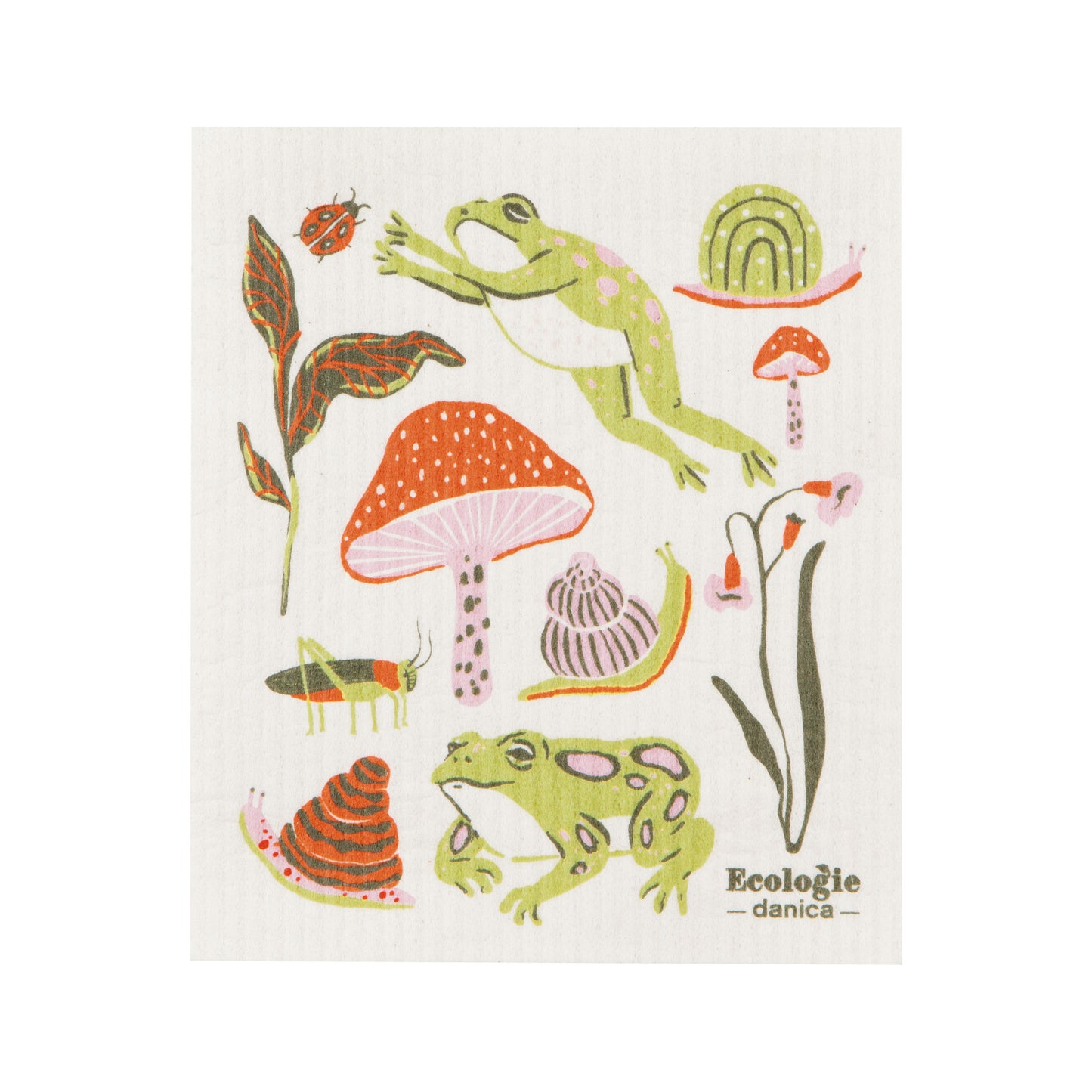 Autumn-Themed Swedish Sponge Dishcloth