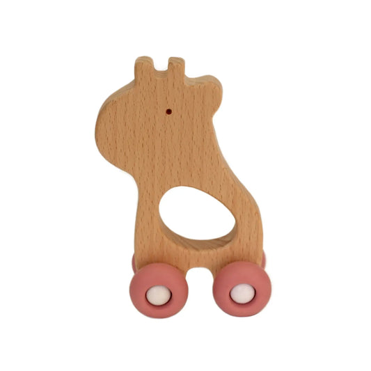 Wood Teething Push Toy