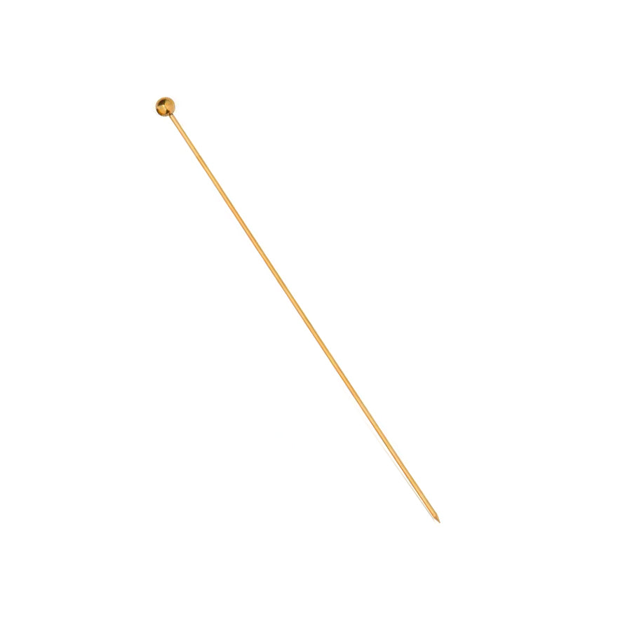 Simple Gold Cocktail Pick