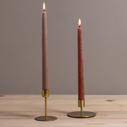 Gold Metal Simple Taper Candlestick