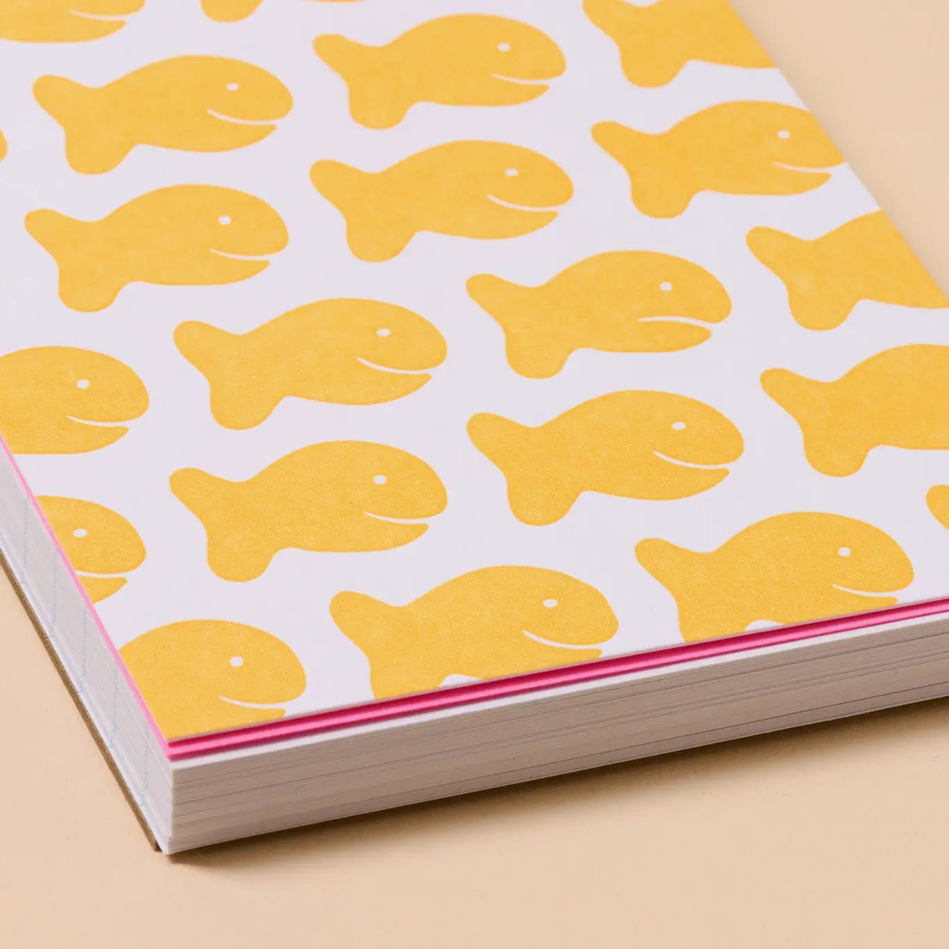 Goldfish Reporter's Spiral Bound Letterpress Notebook
