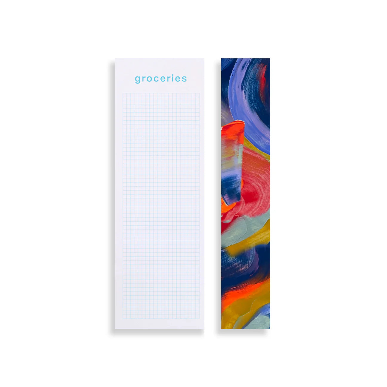 Groceries List Painted Edge Notepad