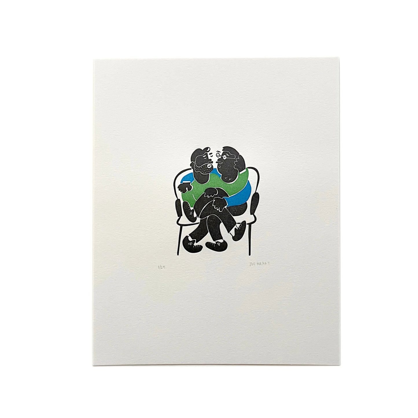 Hang Tight 8" x 10" Letterpress Print