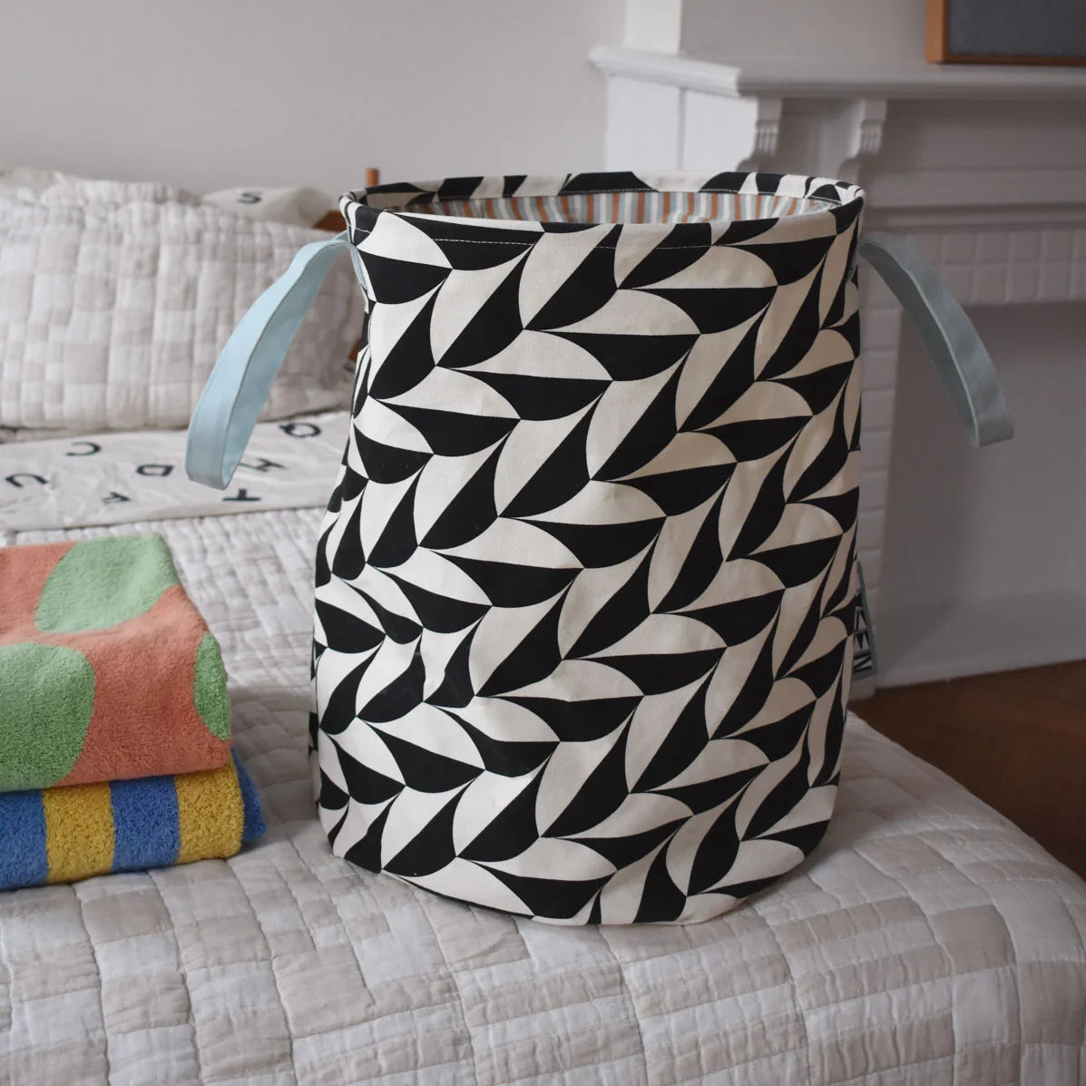 Canvas Laundry Hamper With Handles