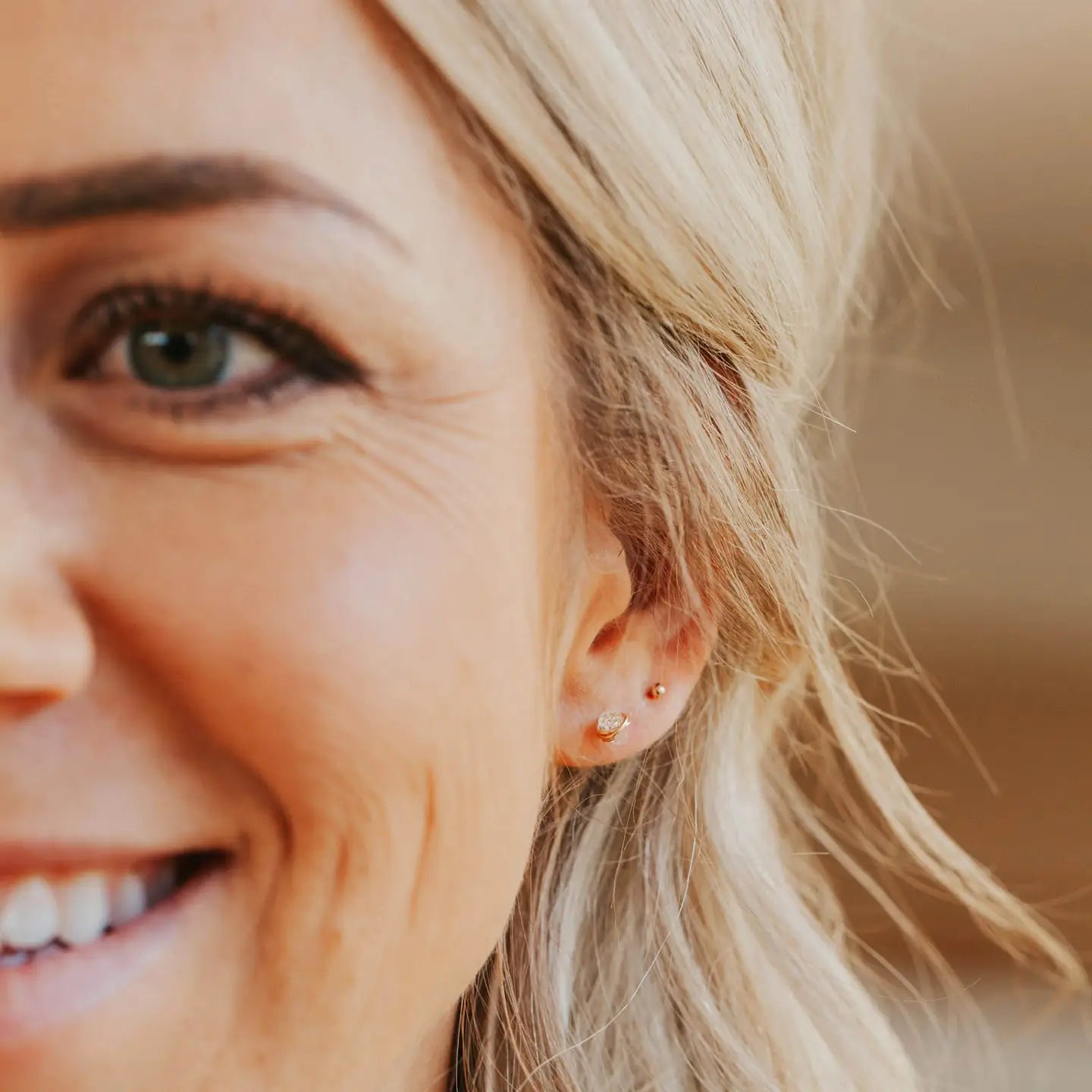 Herkimer Diamond Stud Earrings