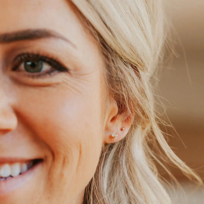 Herkimer Diamond Stud Earrings