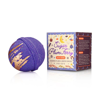 Holiday Themed Moisturizing Bath Bomb