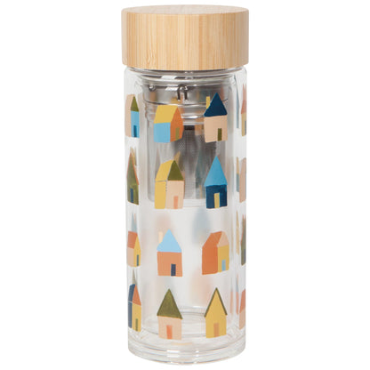 To-Go Double Walled Tea Infuser 12 Oz Tumbler