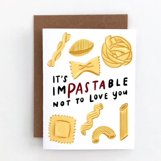 It's Impastable Love or Valentine's Day Card