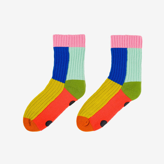 Kaleidoscope Knit House Socks