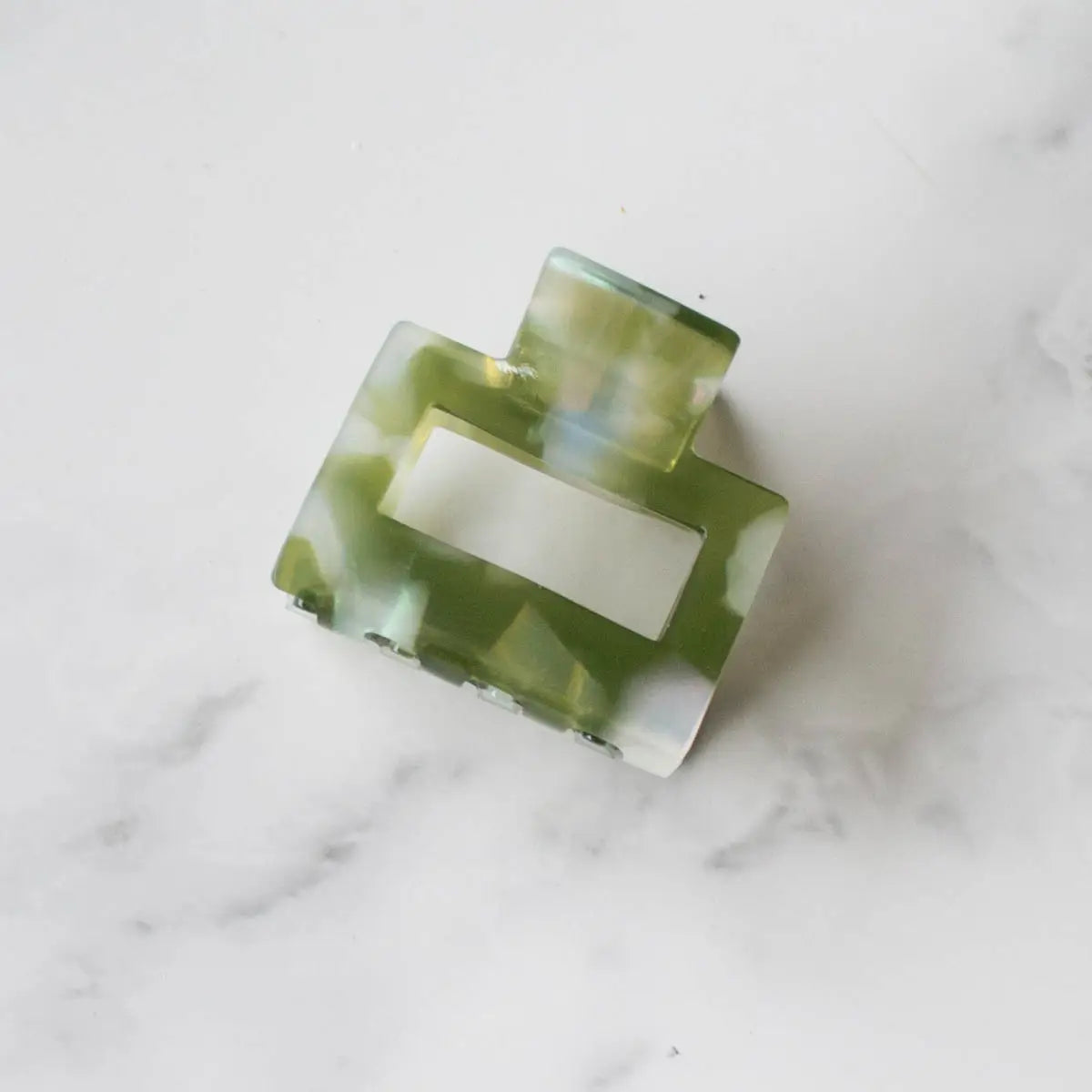 Eco 2" Rectangle Half-Up Hair Clip