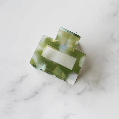 Eco 2" Rectangle Half-Up Hair Clip
