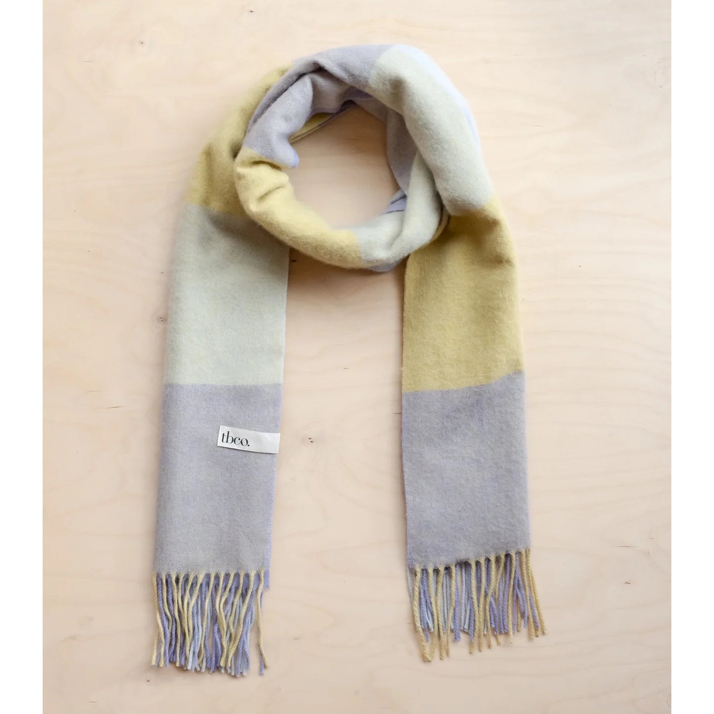 Lambswool Oversized Patterned Scarf