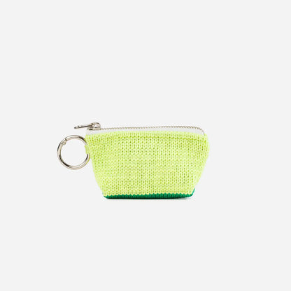Knit Pouch Bag Charm