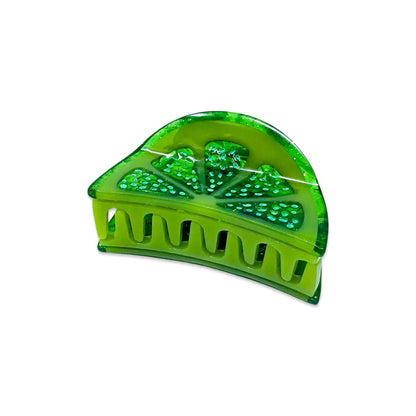 Mini Lime Slice 2" Hair Clip