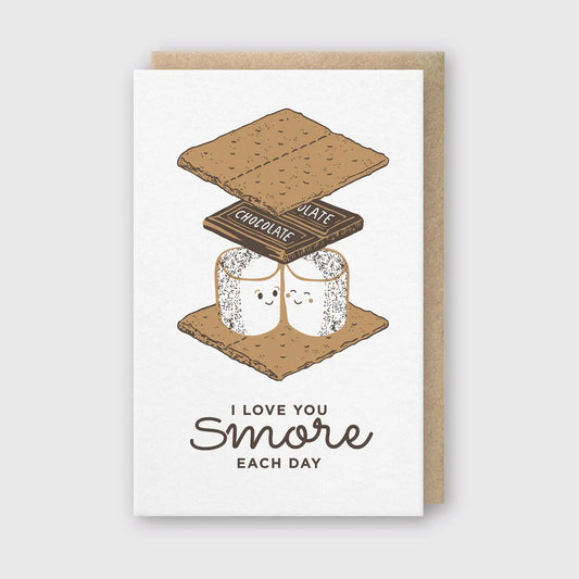 Love You S'more Each Day Valentine Card