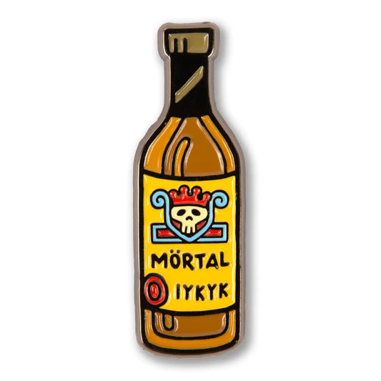Chicago "Mörtal" Enamel Pin