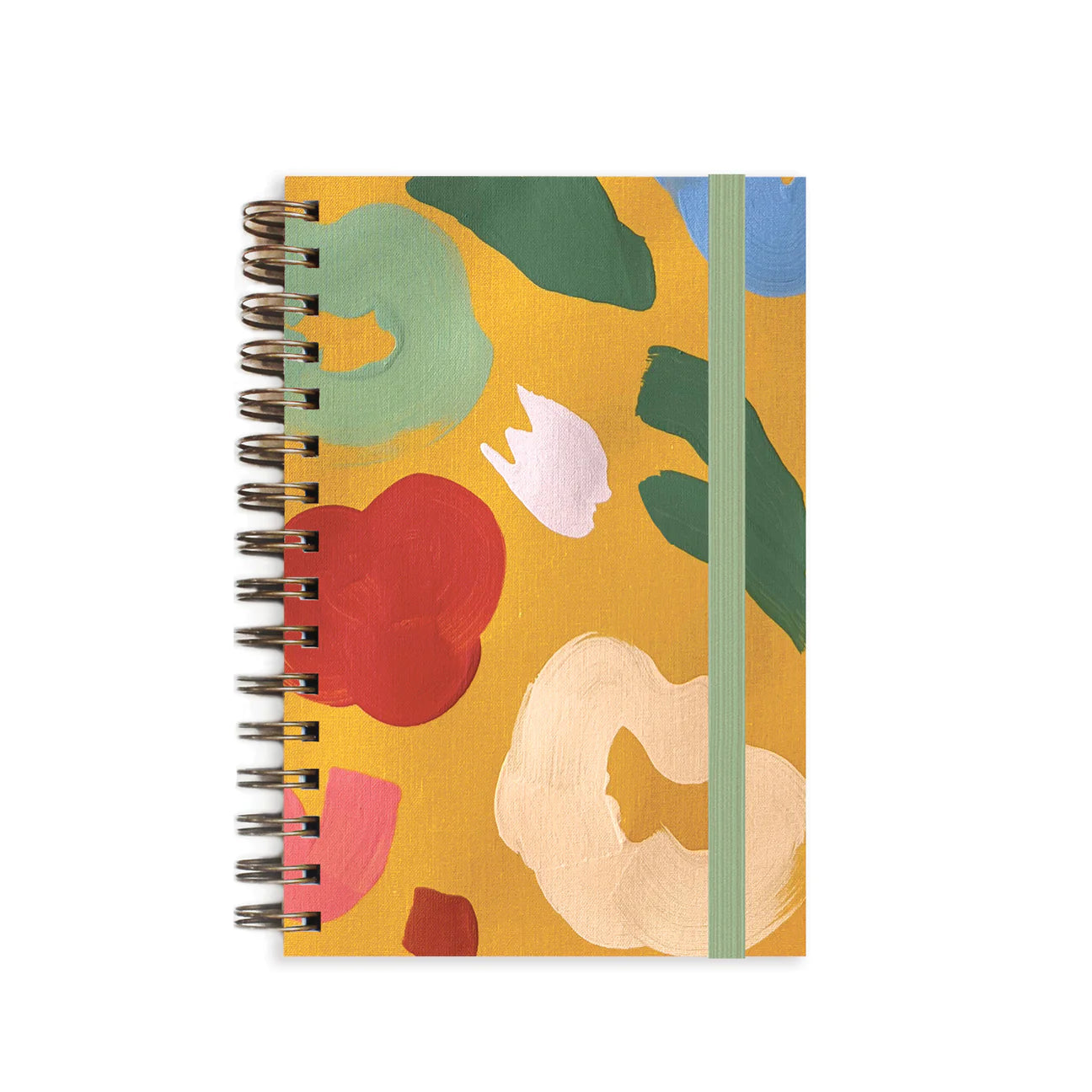 Marigold Painted Cover 4" x 6" Notebook (Ruled Pages)