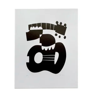 Make Music 11" x 14" Letterpress Print