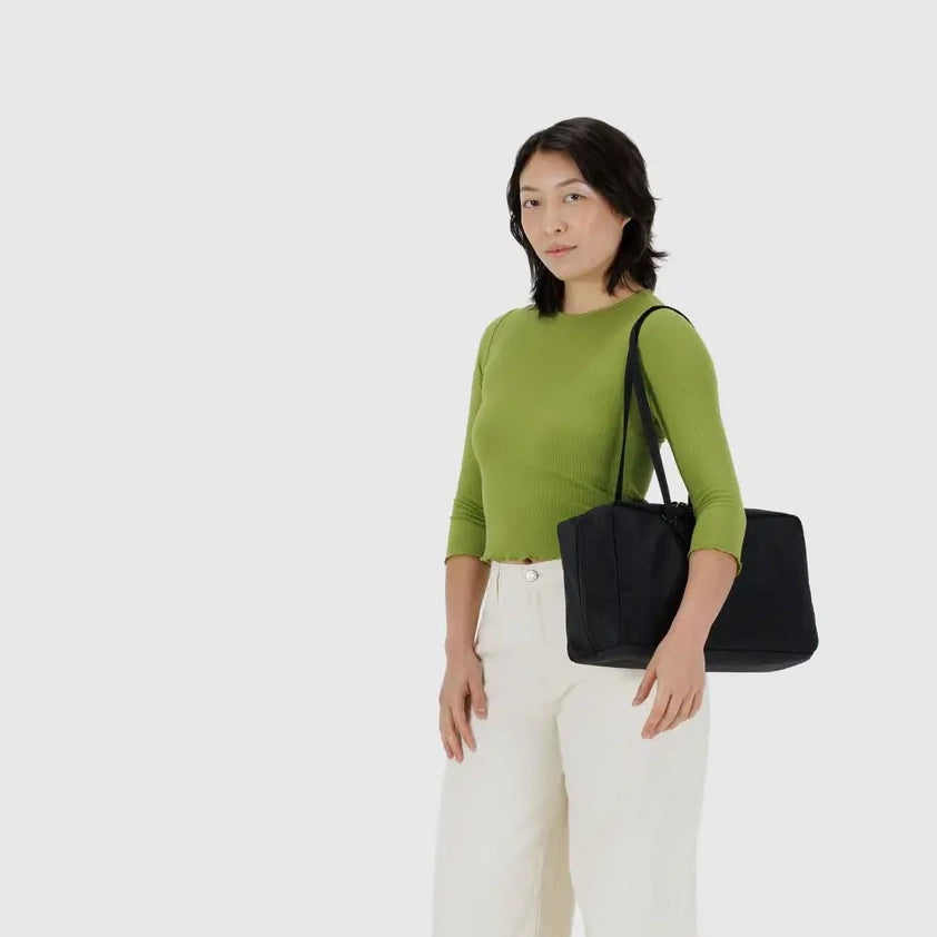 Medium Nylon Bowler Bag