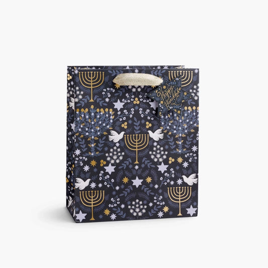 Laurel Menorah Gift Bag
