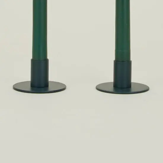 Essential Metal Taper Candle Holders (Set of 2)