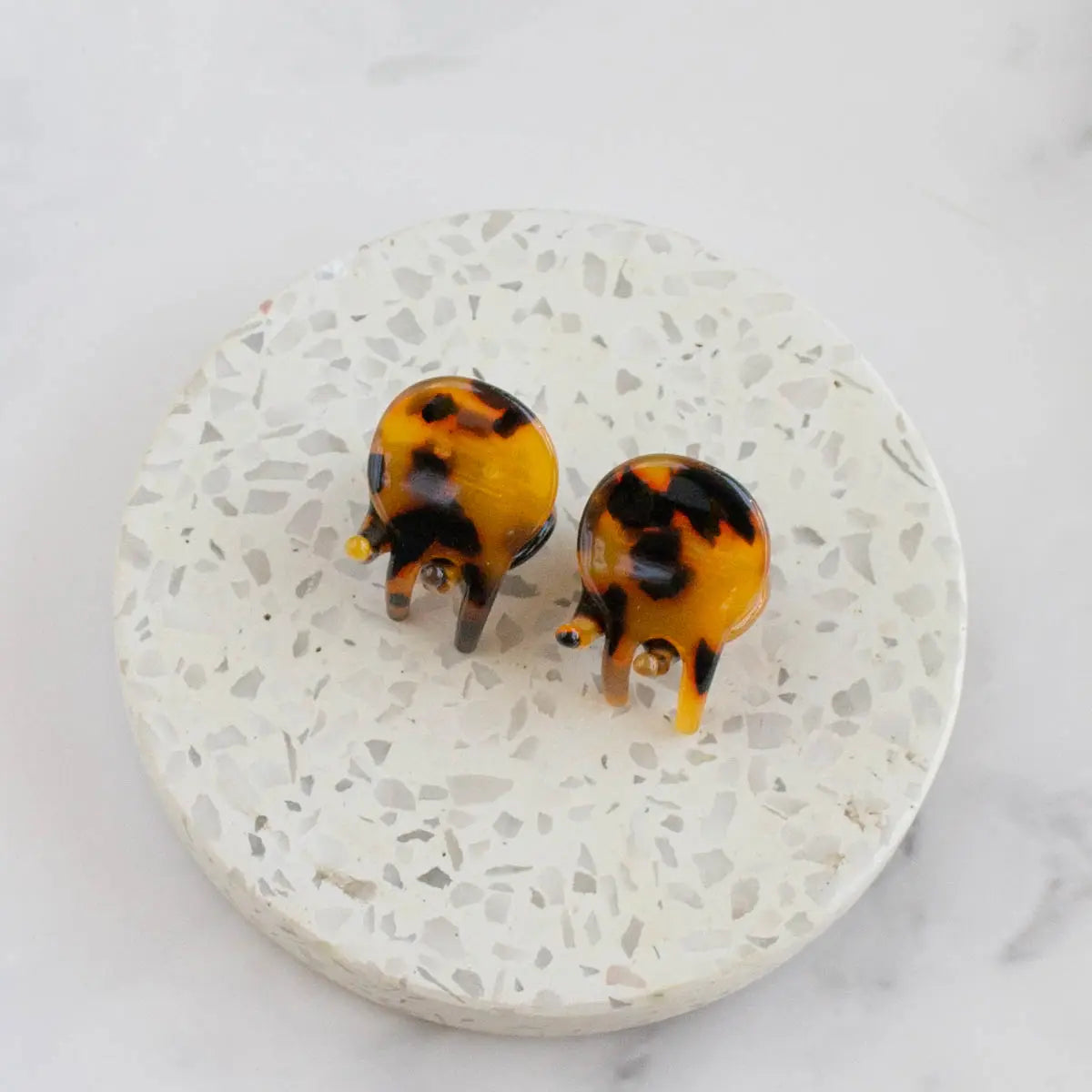 Eco 1" Round Mini Hair Clips (Set of 2)