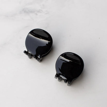 Eco 1" Round Mini Hair Clips (Set of 2)