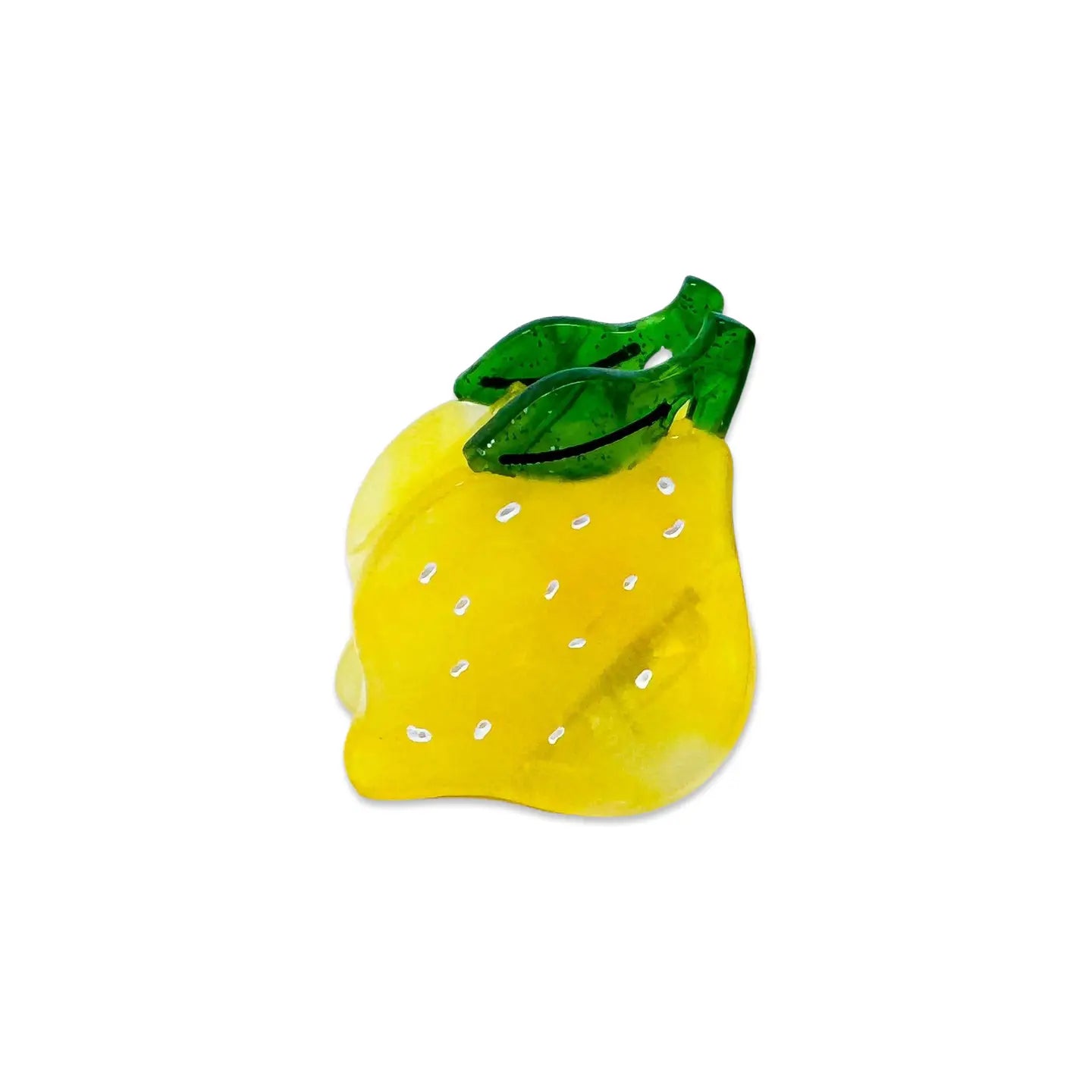 Mini Lemon 1.5" Hair Clip