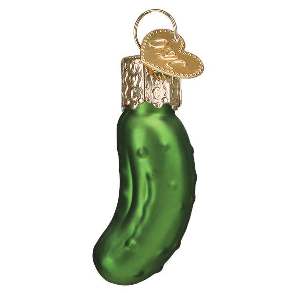 Mini Pickle Glass Ornament