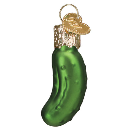 Mini Pickle Glass Ornament