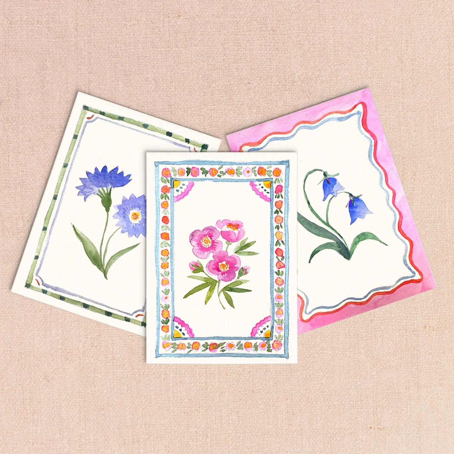 Flowers Mini Watercolor Painting Kit