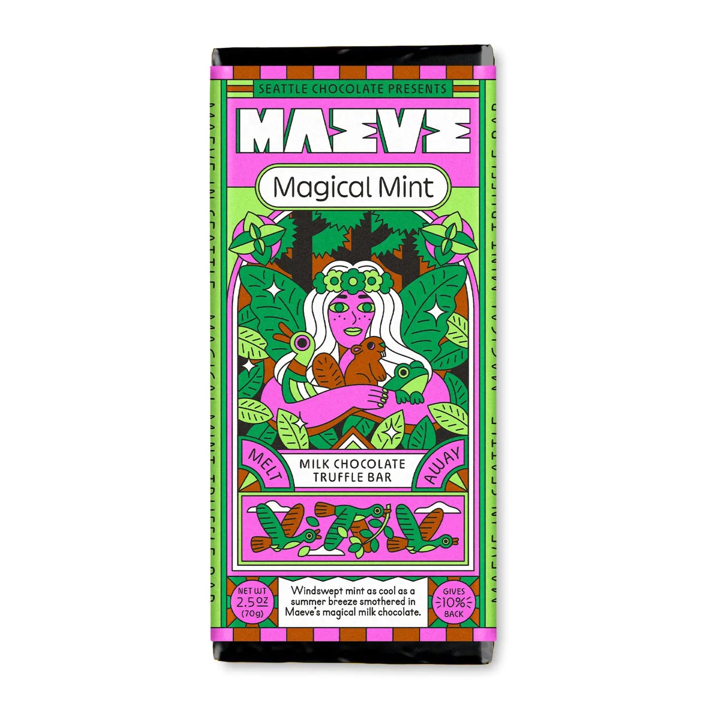 Magical Mint Milk Chocolate Truffle Bar