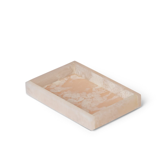 Mist Marbled Resin Soap Dish or Ring Tray